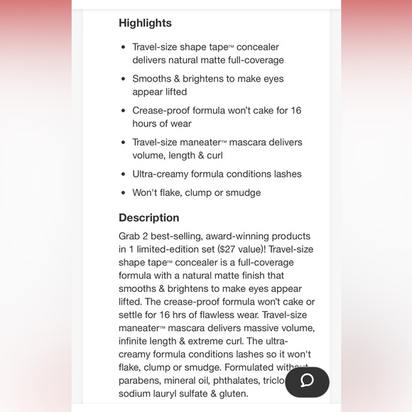 Tarte’s Most Wanted Set, Shape Tape & Manester Mascara - Picture 7 of 12